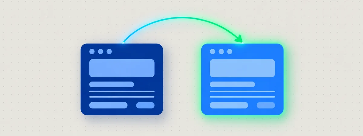 En HTML-redirect sender besøgende fra én side videre til en anden