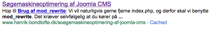 Hop til links i søgeresultaterne med Google Rich Snippets