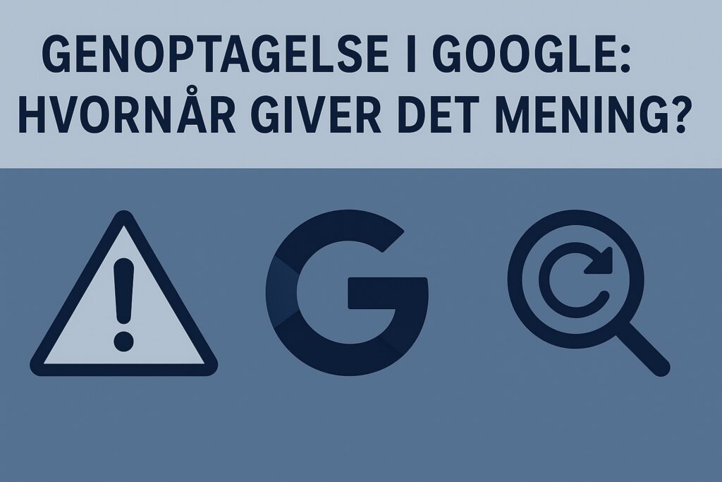 Genoptagelse i Google