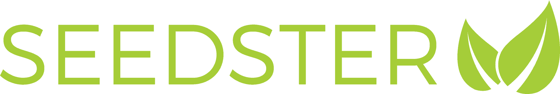 Seedster_logo | Henrik Bondtofte et grønt og blåt logo med ordene seedsterm.