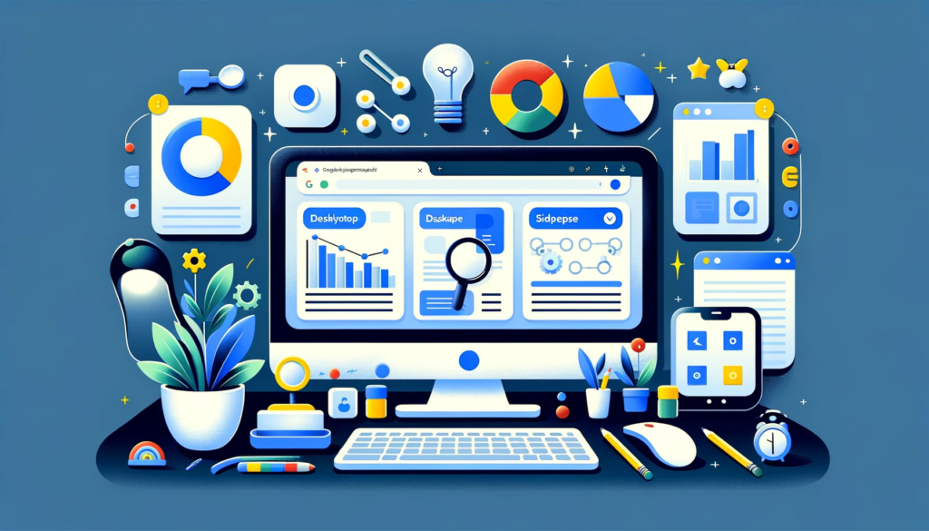 Desktop, tilføjet til Sideoplevelse i Googles Search Console