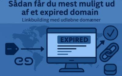 Sådan får du mest muligt ud af et expired domain – Linkbuilding med udløbne domæner
