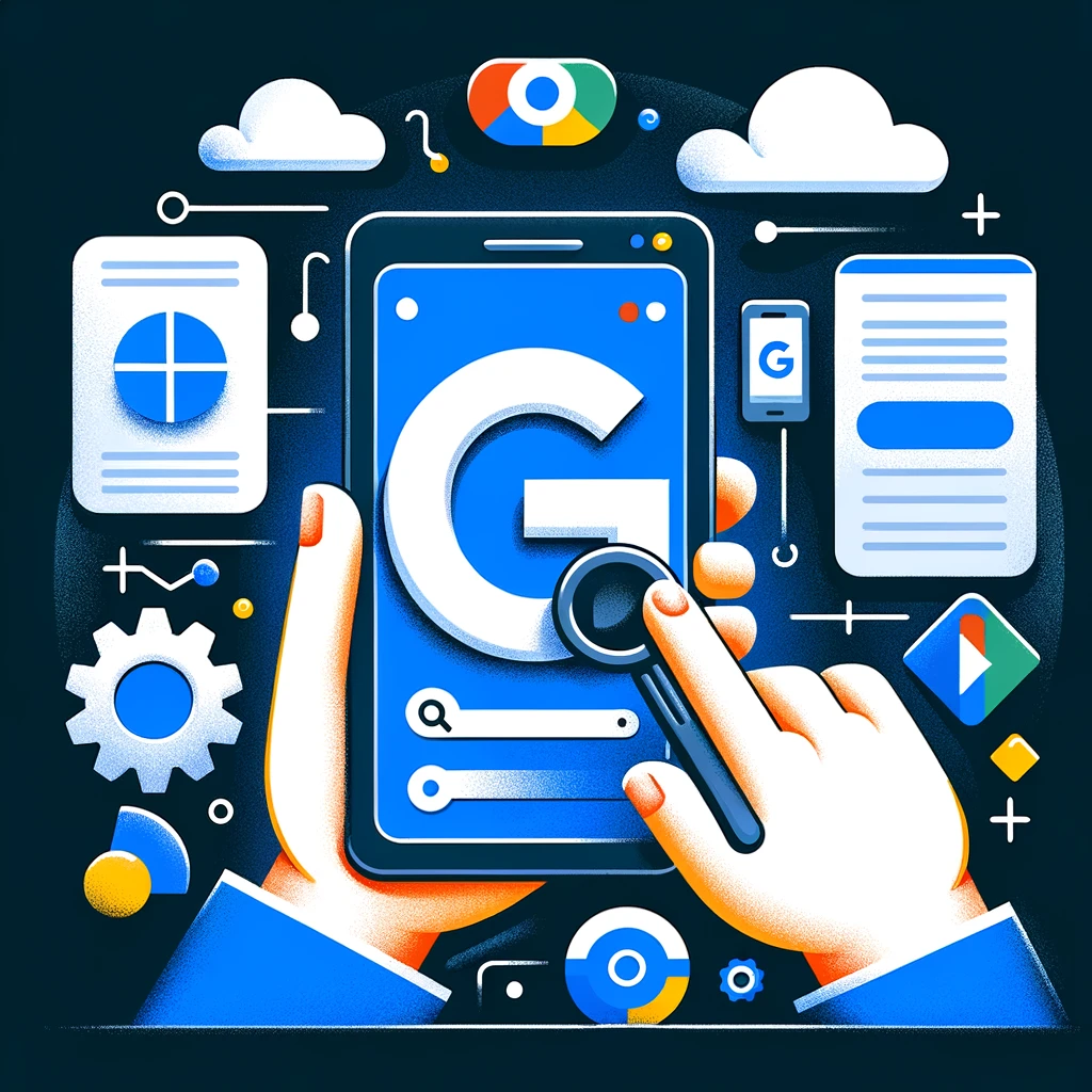 En hånd, der holder en telefon med Google-logoet på, der viser de kraftfulde funktioner ved SEO.