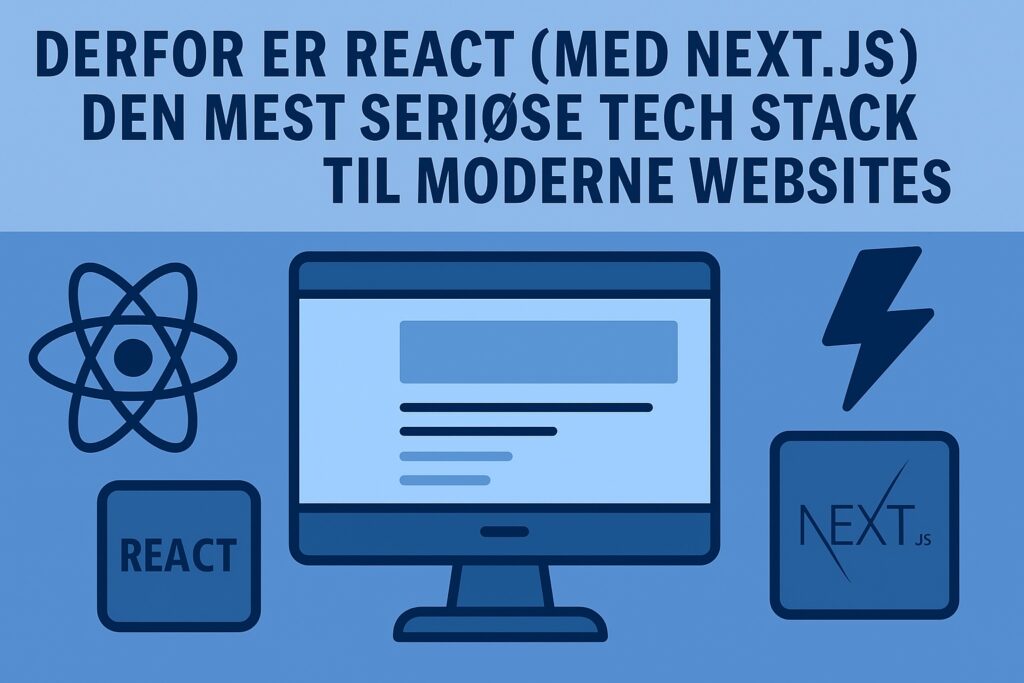Derfor er React og Next.js den stærkeste tech stack til SEO og moderne websites